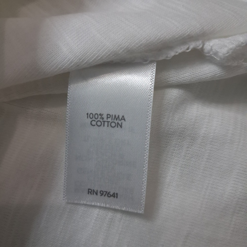 J. Jill White Pima Double-V Tunic Top 100% Pima Cotton Slub Knit Large
2⁰poll - Picture 7 of 14